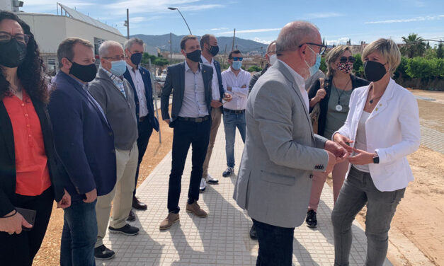 La presidenta de la Diputació de Tarragona, Noemí Llauradó, visita Roquetes per conèixer les obres realitzades amb el suport de l’entitat
