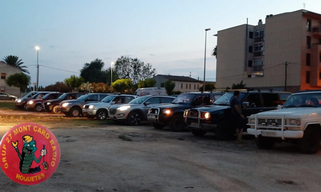 15 vehicles de radioaficionats participen en la “Cacera de la Guinau” organitzada pel Grup 27 Montcaro Ràdio a les Festes de Roquetes
