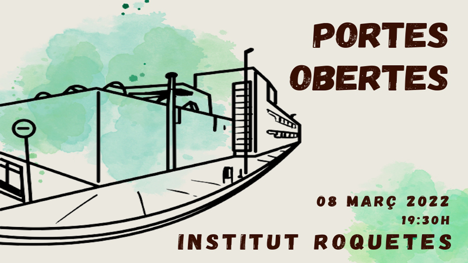 L’Institut Roquetes celebra una nova Jornada de Portes Obertes el dimarts 8 de març