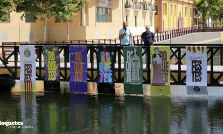 Roquetes estrena noves banderoles per engalanar els principals carrers aquestes Festes Majors