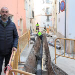 Obres de clavegueram als carrers Pallarès i Sant Fermí