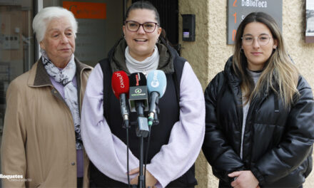 Roda de Premsa Junts per Roquetes i la Ravaleta amb motiu de la celebració del 8 de març