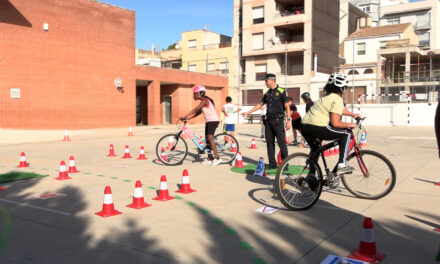 Setmana Europea de la Mobilitat, activitats amb patinets i bicicletes a les escoles Mestre Marcel·lí Domingo i Raval de Cristo