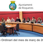 Ple Ordinari de l’Ajuntament de Roquetes del mes de març de 2024