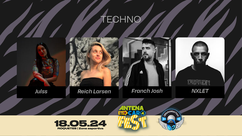 Antena Caro FEST – Sessions TECHNO dels DJ’s participants al concurs de DJ’s Ebrememberfest