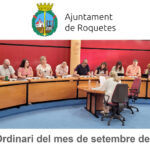 Ple Ordinari de l’Ajuntament de Roquetes del mes de setembre de 2024