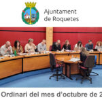 Ple Ordinari de l’Ajuntament de Roquetes del mes d’octubre de 2024