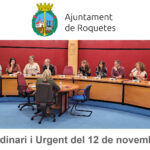 Ple Extraordinari i Urgent de l’Ajuntament de Roquetes del 12 de novembre de 2024