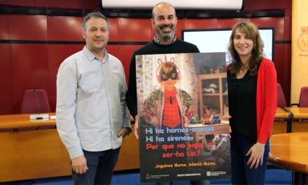 Presentació de la campanya de l’Ajuntament de Roquetes “Joguines lliures, infants lliures”