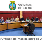 Ple Ordinari de l’Ajuntament de Roquetes del mes de març de 2025