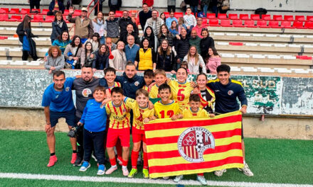 L’equip aleví roig del Roquetenc s’ha proclamat Campió de Lliga