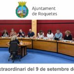 Ple Extraordinari de l’Ajuntament de Roquetes núm. 11/2025, de data 9 de setembre de 2025