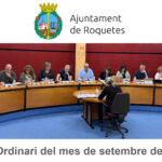Ple Ordinari de l’Ajuntament de Roquetes del mes de setembre de 2025