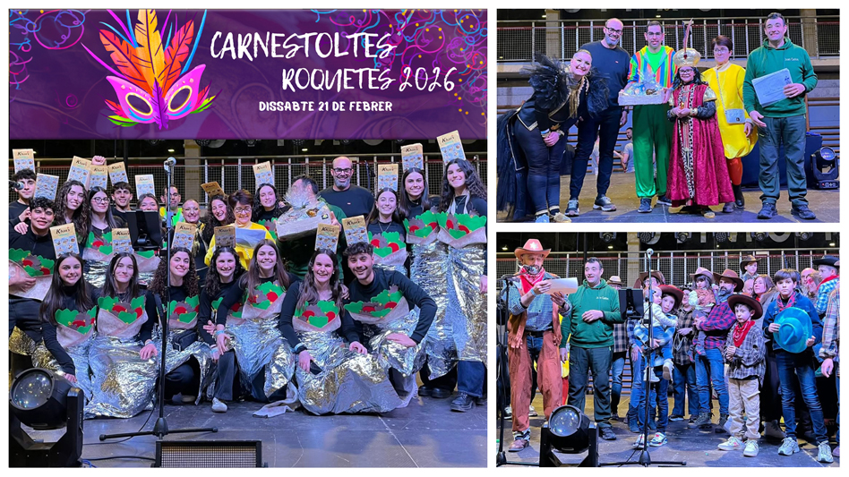 El Carnestoltes de Roquetes 2026 triomfa en participació a la rua i nivell de disfresses