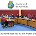 Ple extraordinari de l’Ajuntament de Roquetes del 17 de febrer de 2026