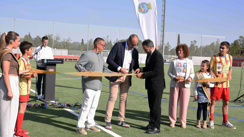 Roquetes inaugura el nou Estadi de l’Observatori, després d’una reforma integral d’1,2M€
