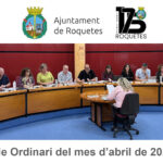 Ple Ordinari de l’Ajuntament de Roquetes del mes d’abril de 2026