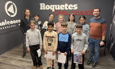 Gravació de Pòdcasts d’alumnes de 6è B de l’escola Mestre Marcel·lí Domingo de Roquetes – 03
