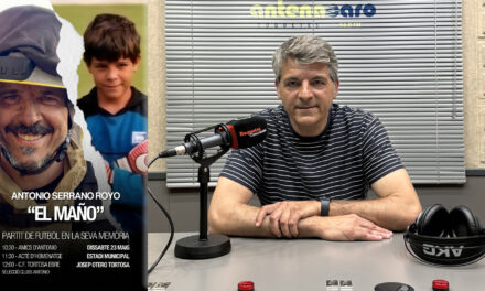 Homenatge a Antonio Serrano Royo, bomber mort a l’incendi forestal al Baix Ebre el 2025