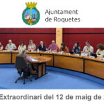 Ple Extraordinari de l’Ajuntament de Roquetes del mes de maig de 2026