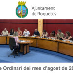 Ple Ordinari de l’Ajuntament de Roquetes del mes d’agost de 2026